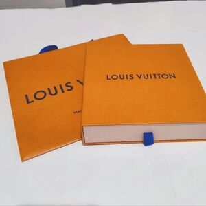 Louis Vuitton Empty Small Box Drawer Style with Small Shopping Bag
